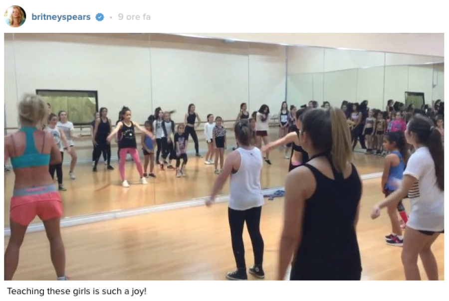 Nuova dance class per Britney!